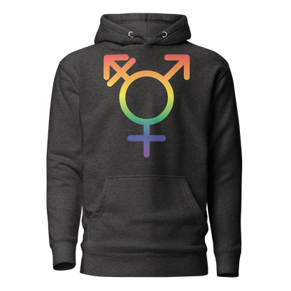 Transgender Symbol - Rainbow Pride Unisex Hoodie