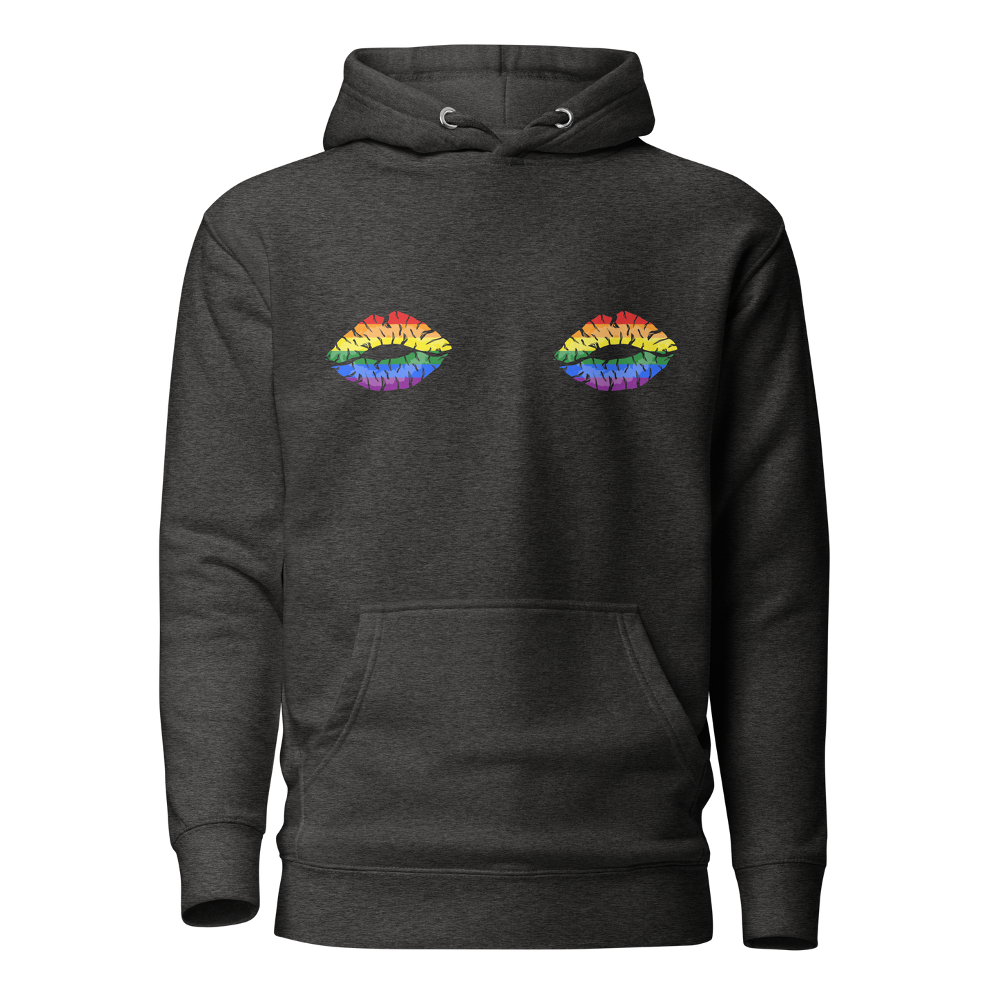 Rainbow Boob Kisses Unisex Hoodie