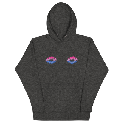 Bi Boob Kisses Unisex Hoodie