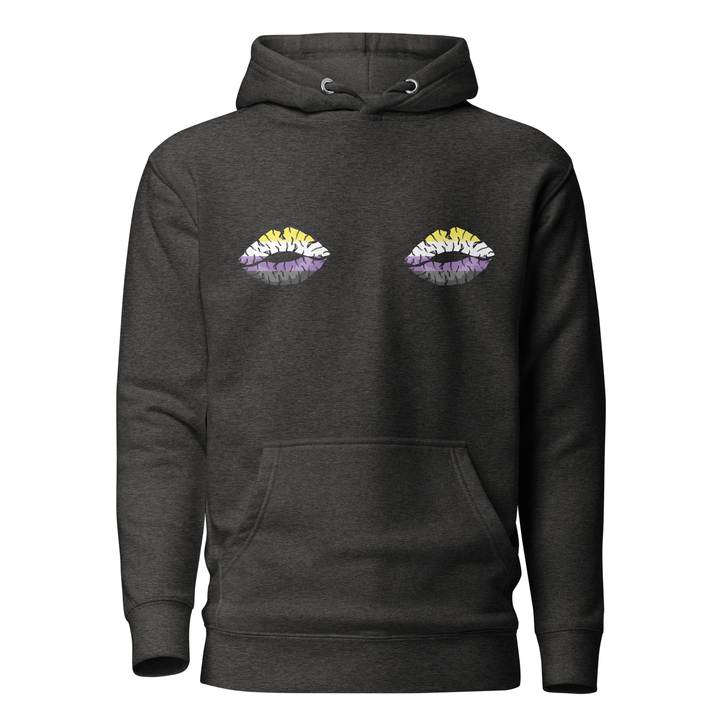 Enby Boob Kisses Unisex Hoodie