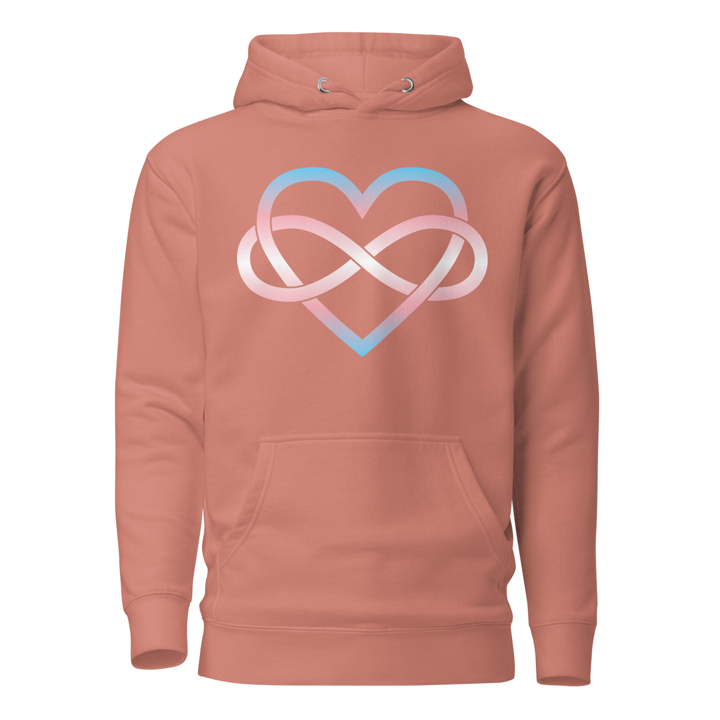 Polyamory Infinity Heart - Trans Unisex Hoodie