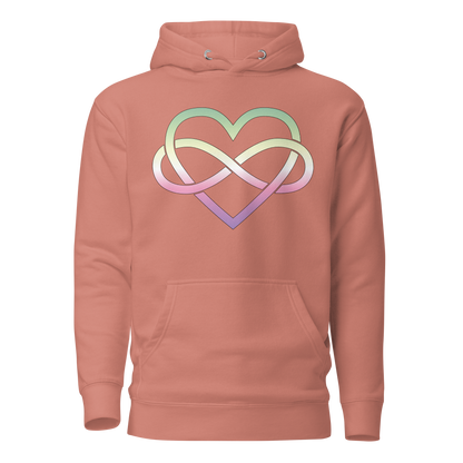 Polyamory Infinity Heart - Genderfae Unisex Hoodie