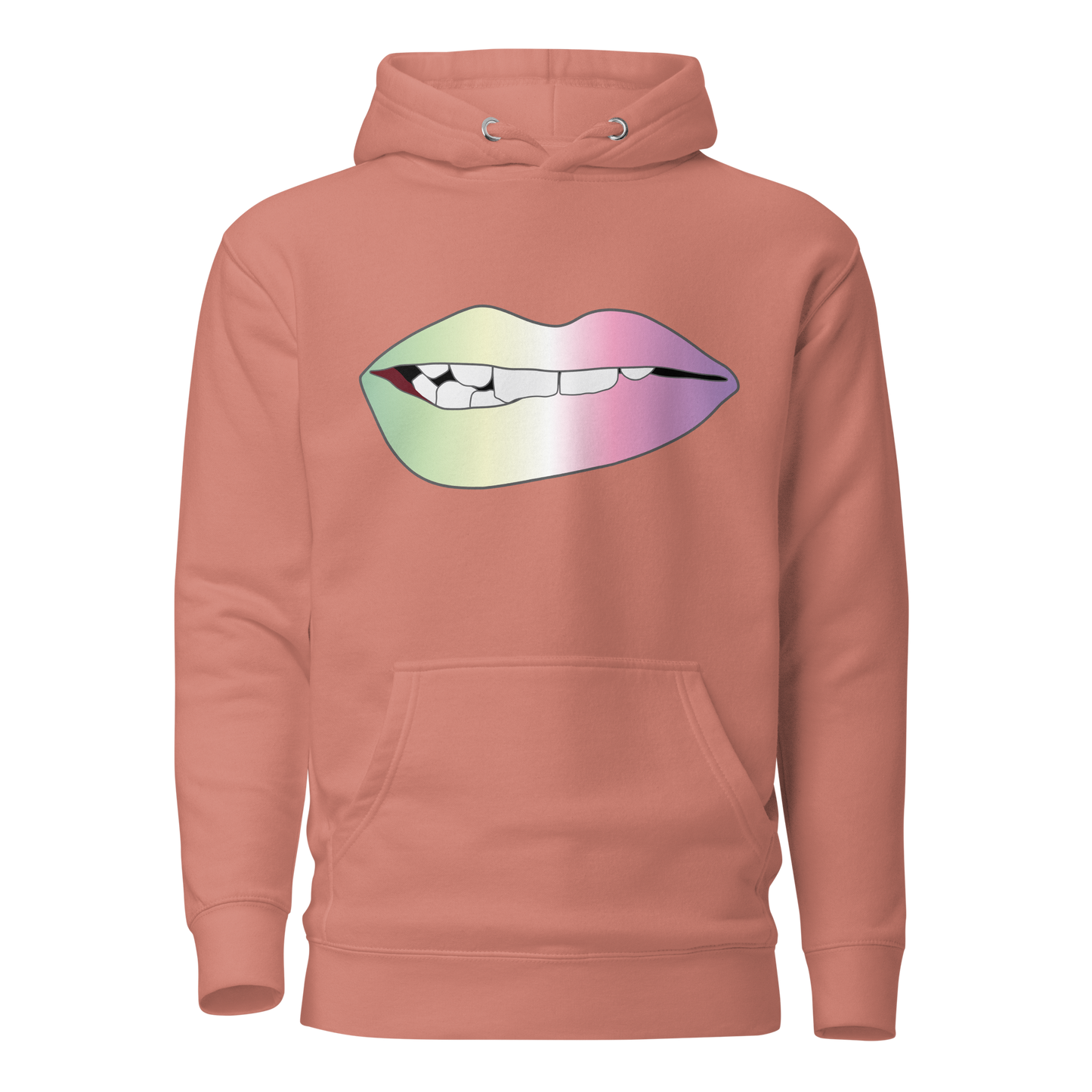 Biting Lips - Genderfae Pride - Gradient Unisex Hoodie