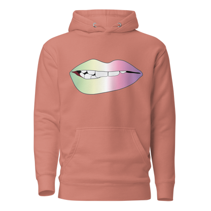 Biting Lips - Genderfae Pride - Gradient Unisex Hoodie