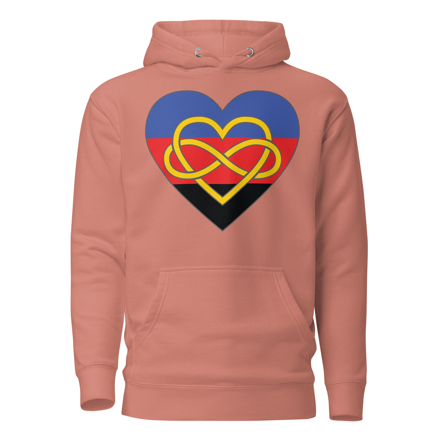 Polyamory Infinity Heart Pride Unisex Hoodie