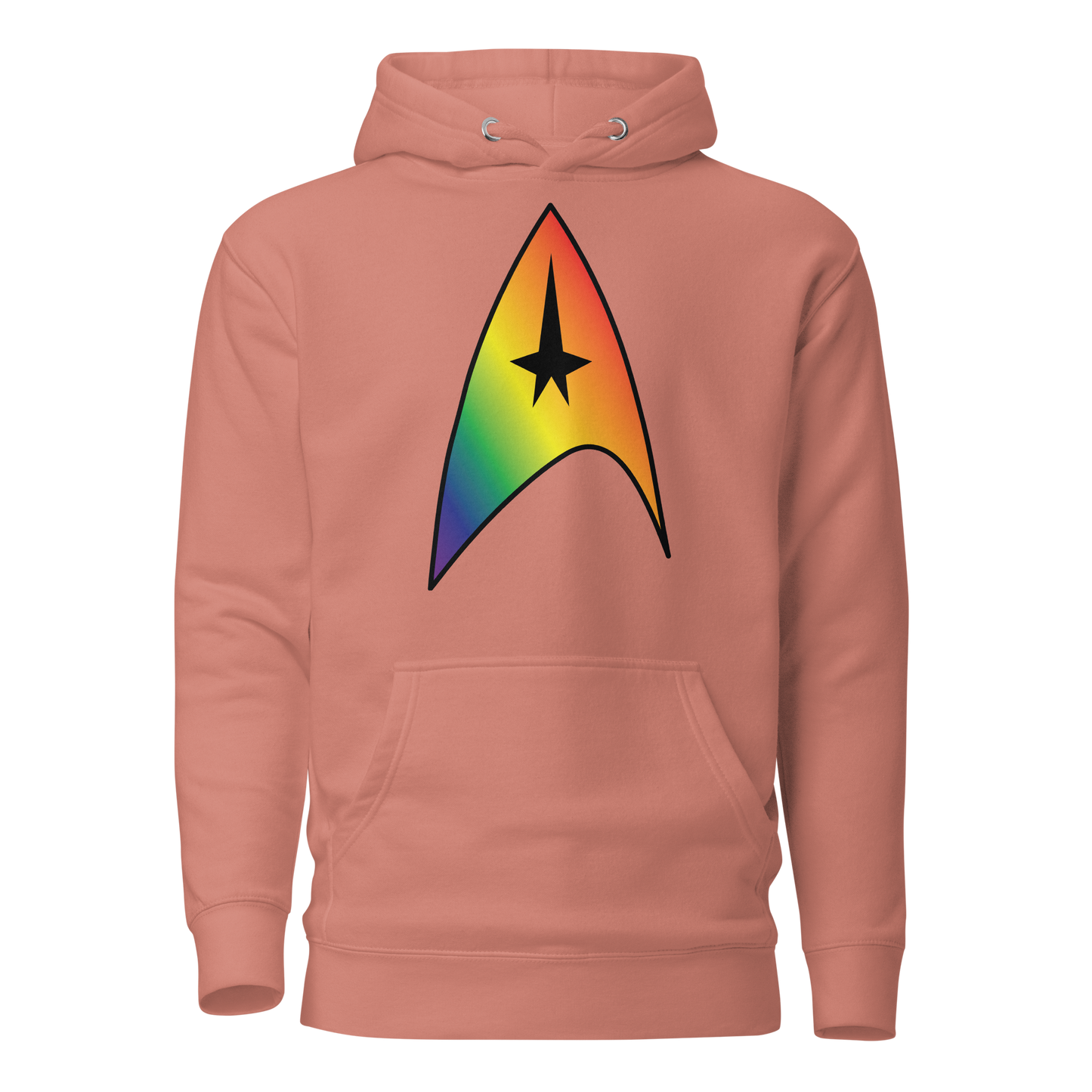 Starfleet Insignia - Rainbow Pride Unisex Hoodie