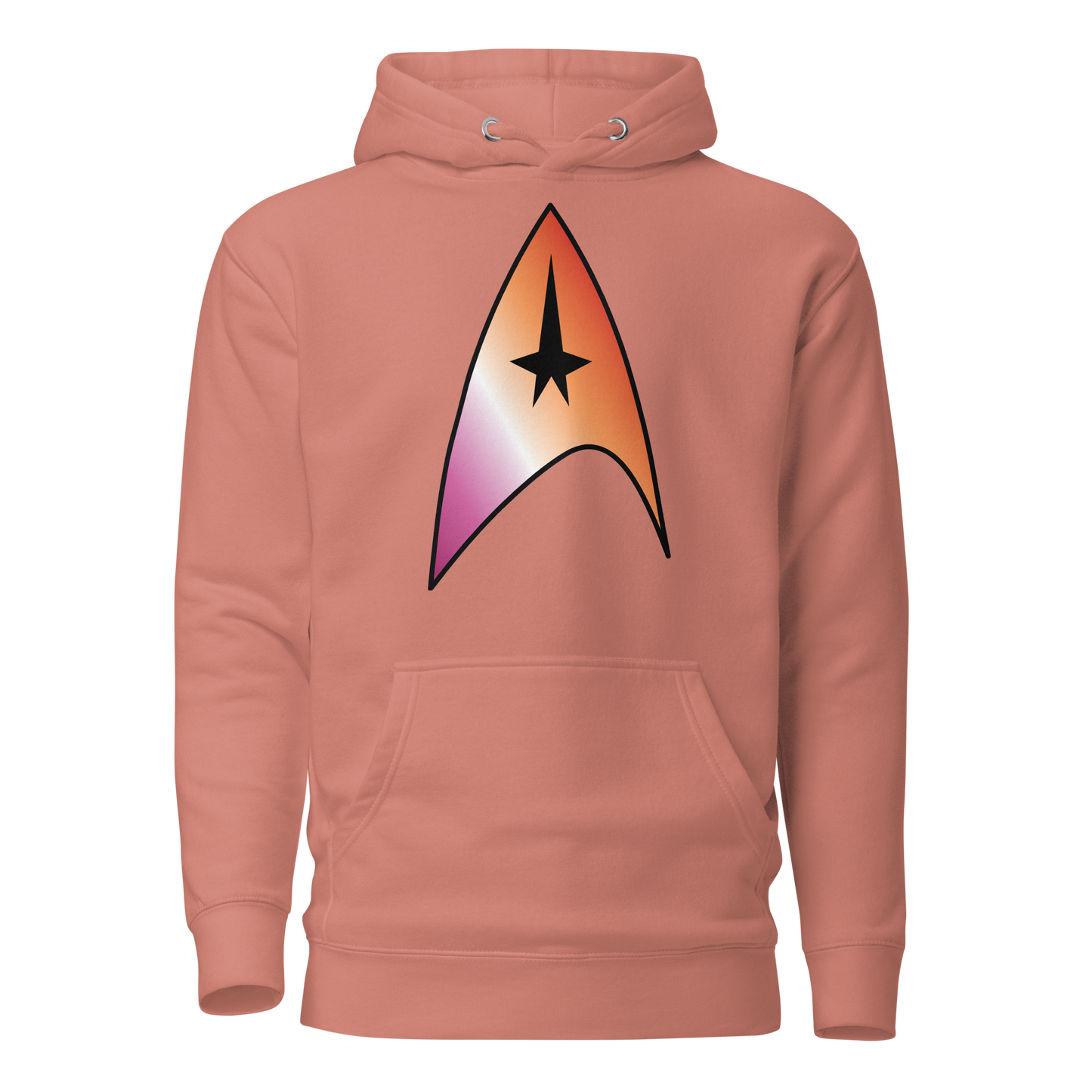 Starfleet Insignia - Lesbian Pride Unisex Hoodie