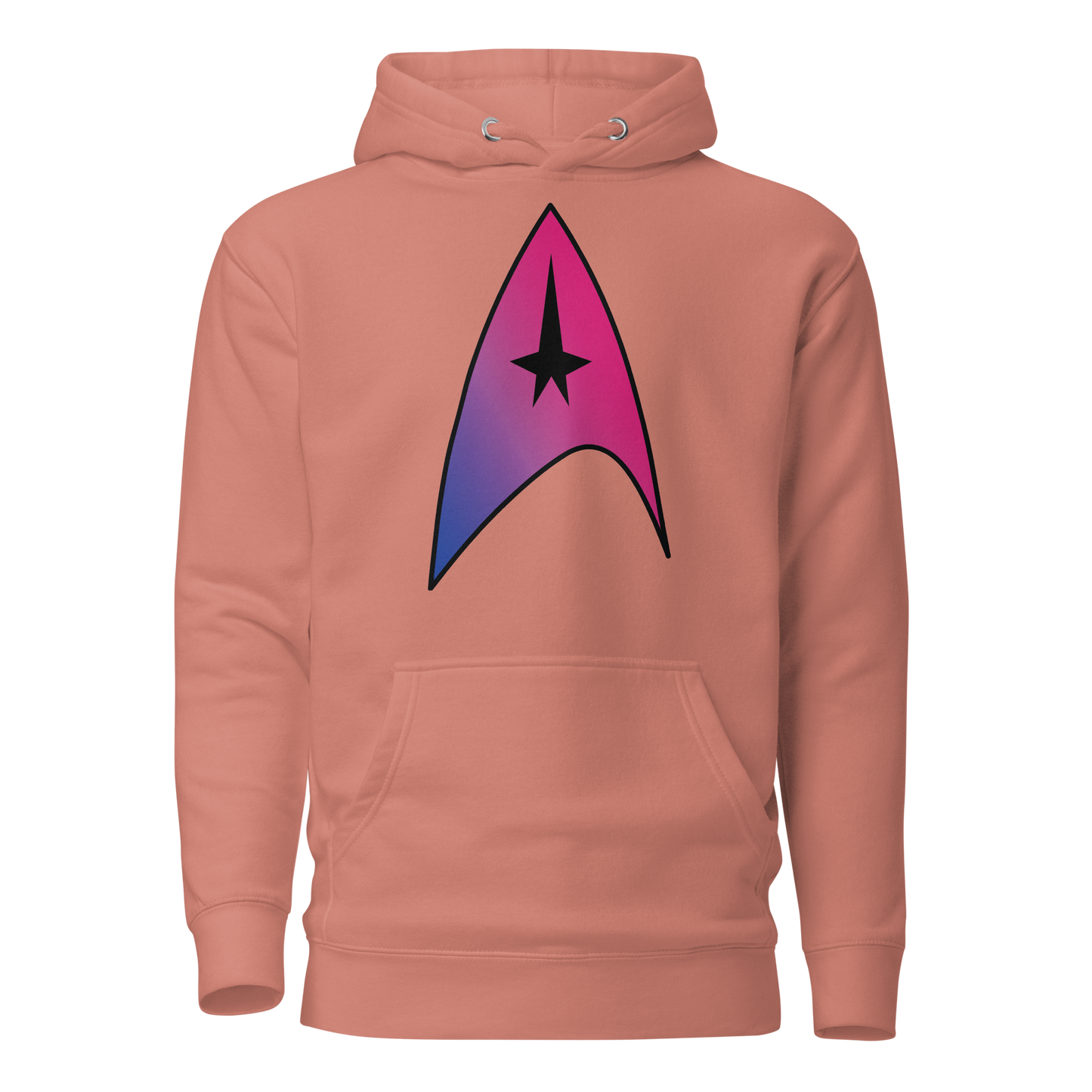 Starfleet Insignia - Bisexual Pride Unisex Hoodie