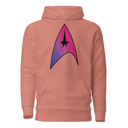 Starfleet Insignia - Bisexual Pride Unisex Hoodie