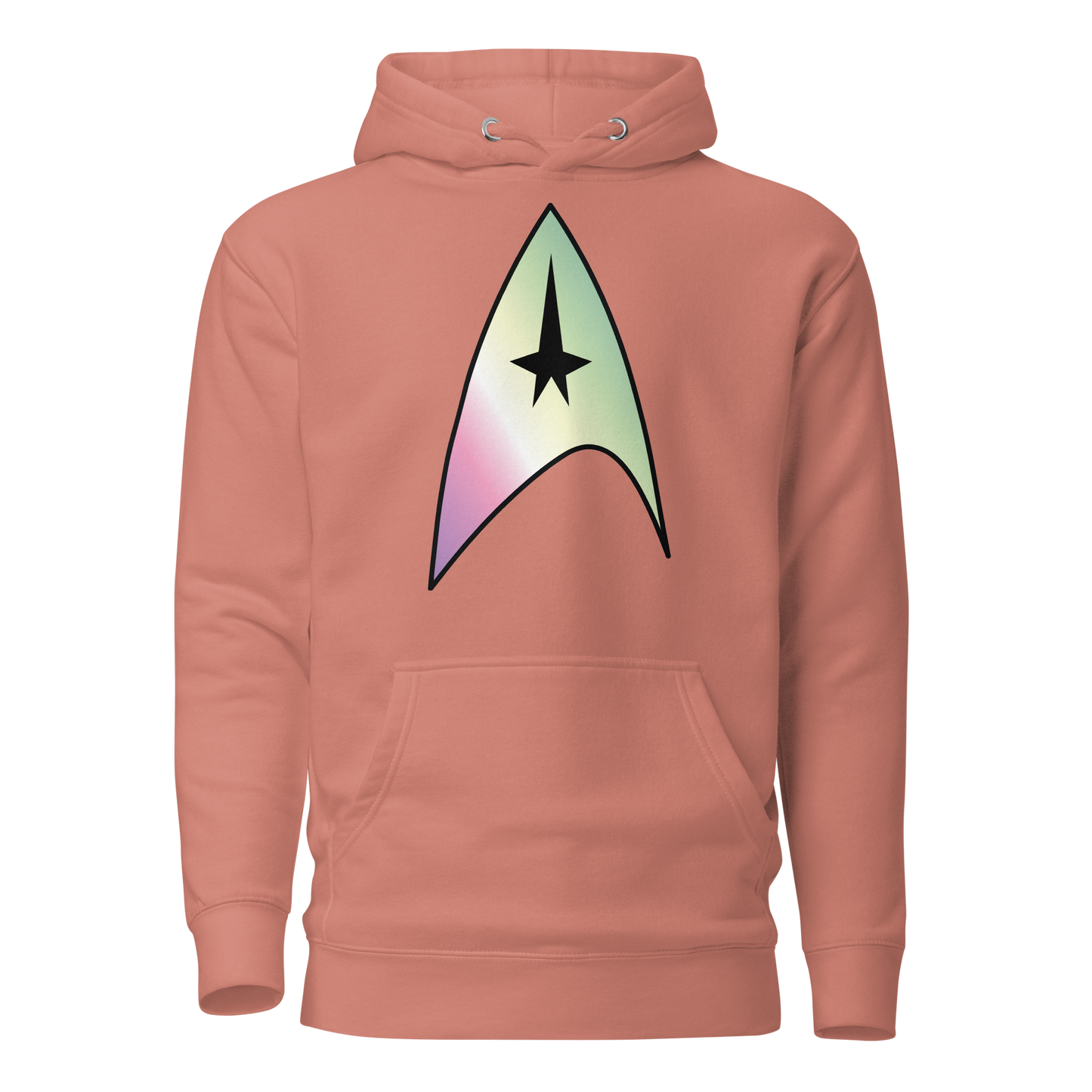 Starfleet Insignia - Genderfae Pride Unisex Hoodie