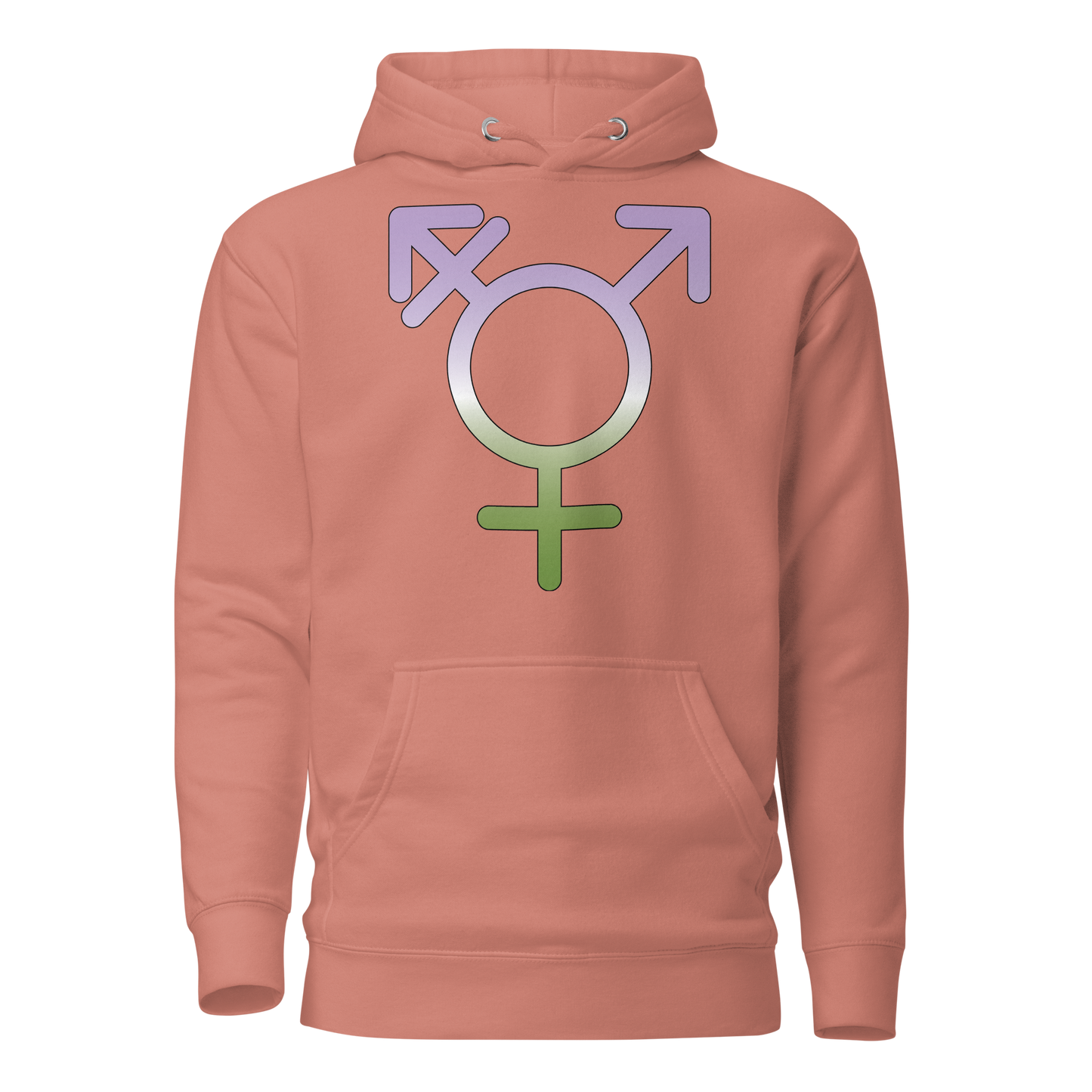 Transgender Symbol - Genderqueer Pride Unisex Hoodie