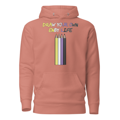 Draw Your Own Enby Life Unisex Hoodie