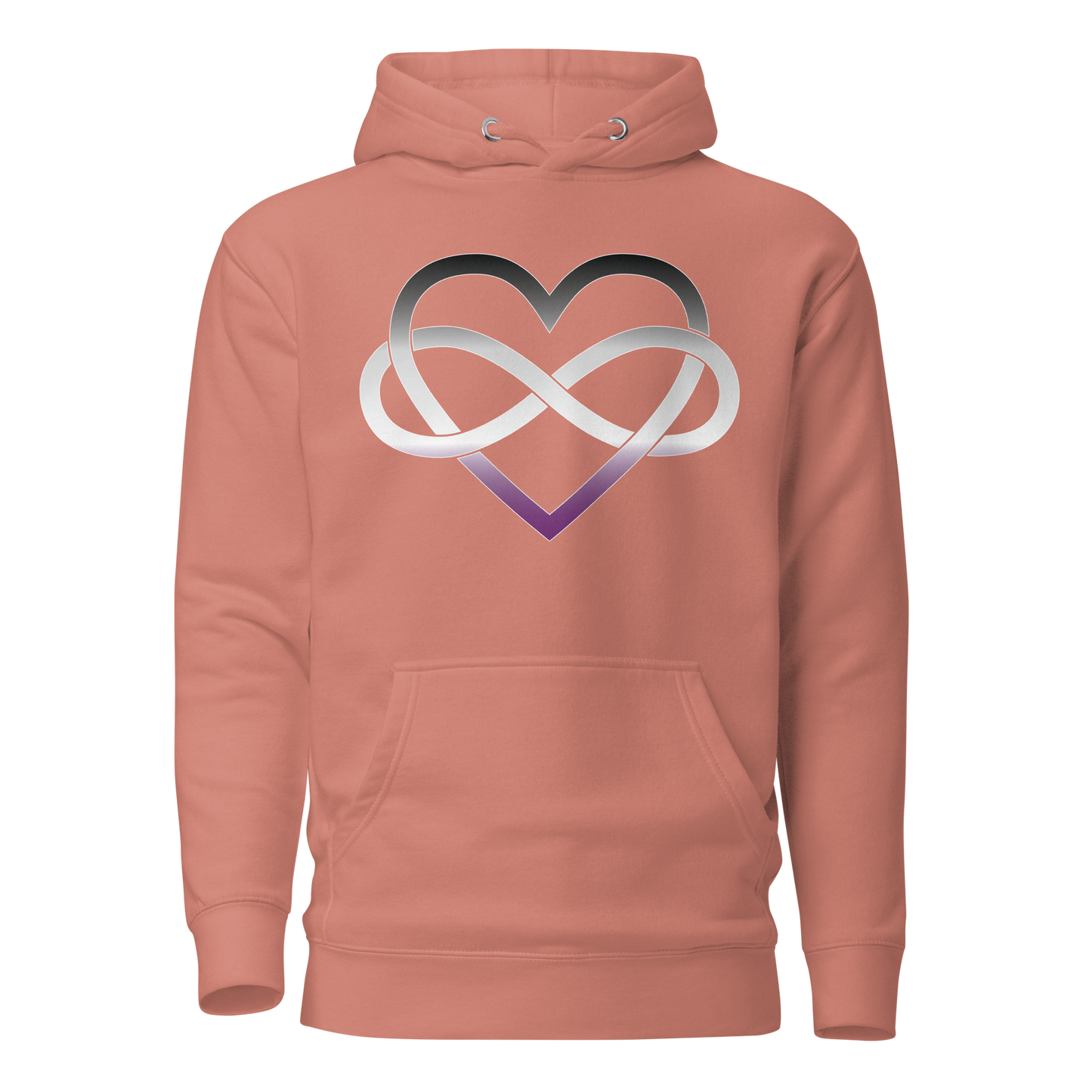 Polyamory Infinity Heart - Asexual/Demisexual Unisex Hoodie