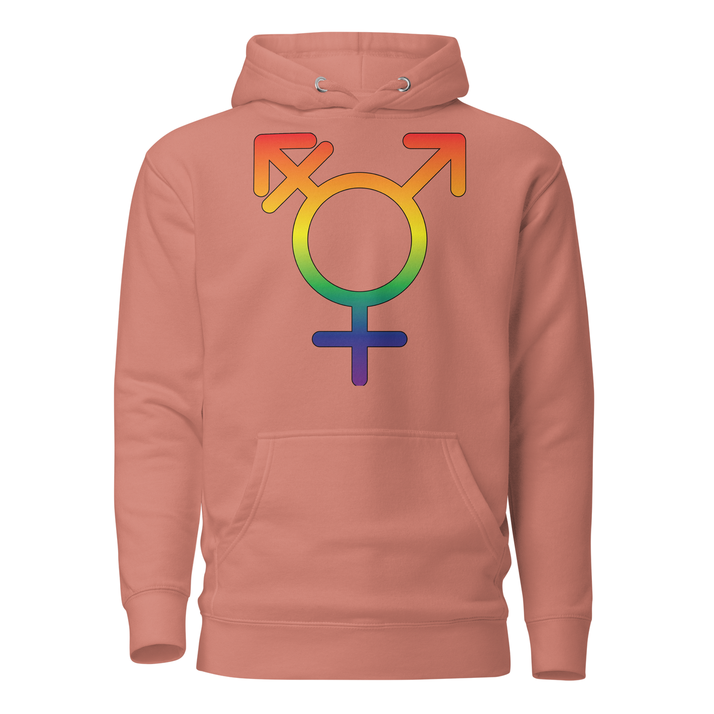 Transgender Symbol - Rainbow Pride Unisex Hoodie