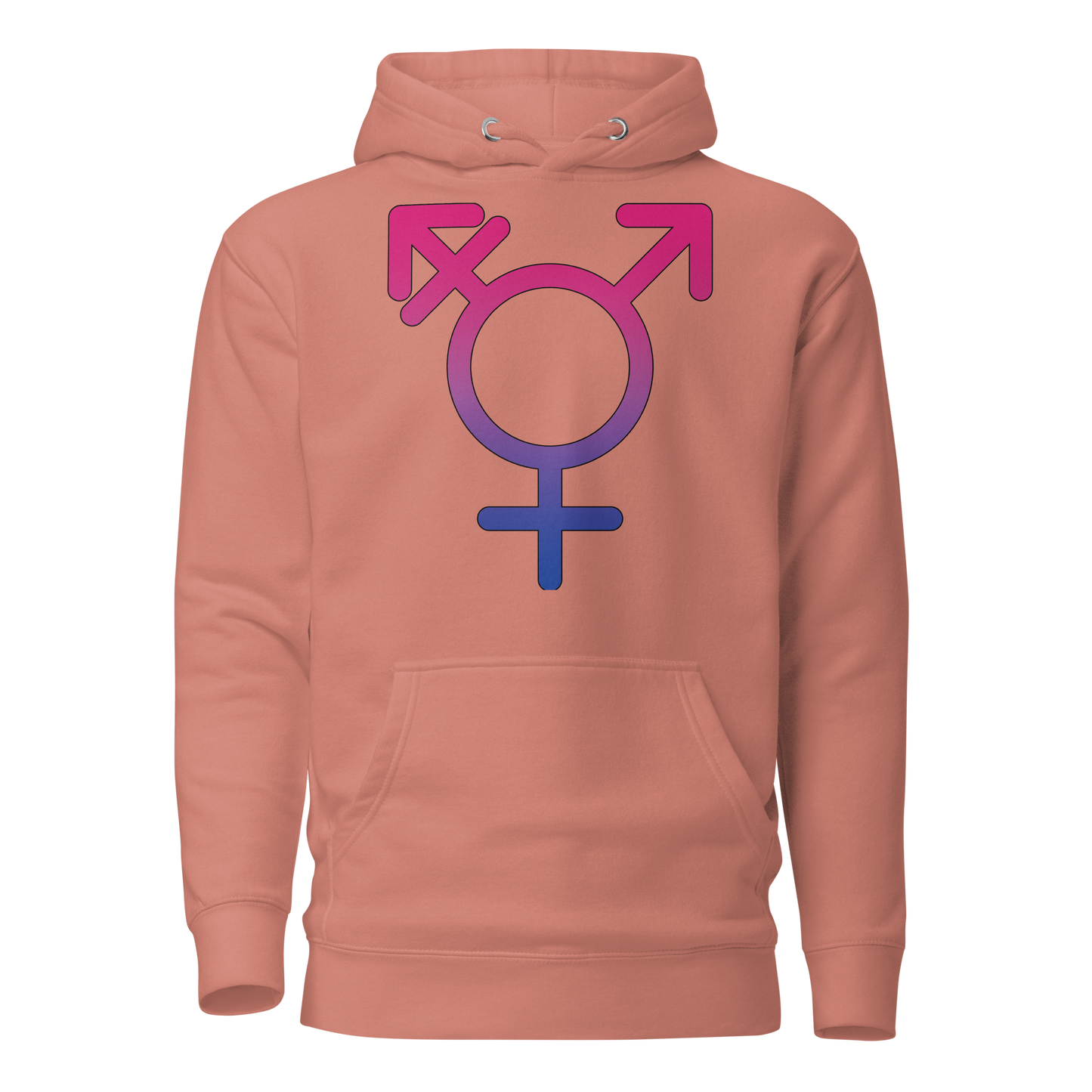 Transgender Symbol - Bisexual Pride Unisex Hoodie