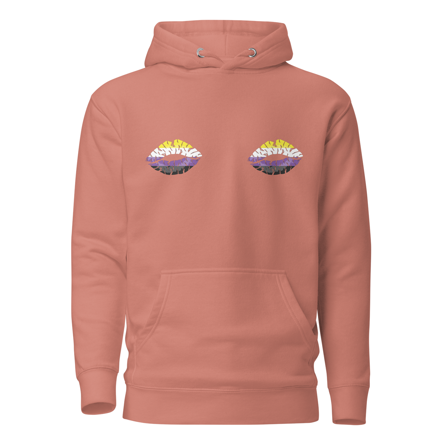 Enby Boob Kisses Unisex Hoodie