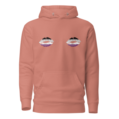 Ace Boob Kisses Unisex Hoodie