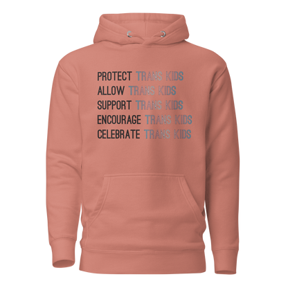 Support Trans Kids Unisex Hoodie