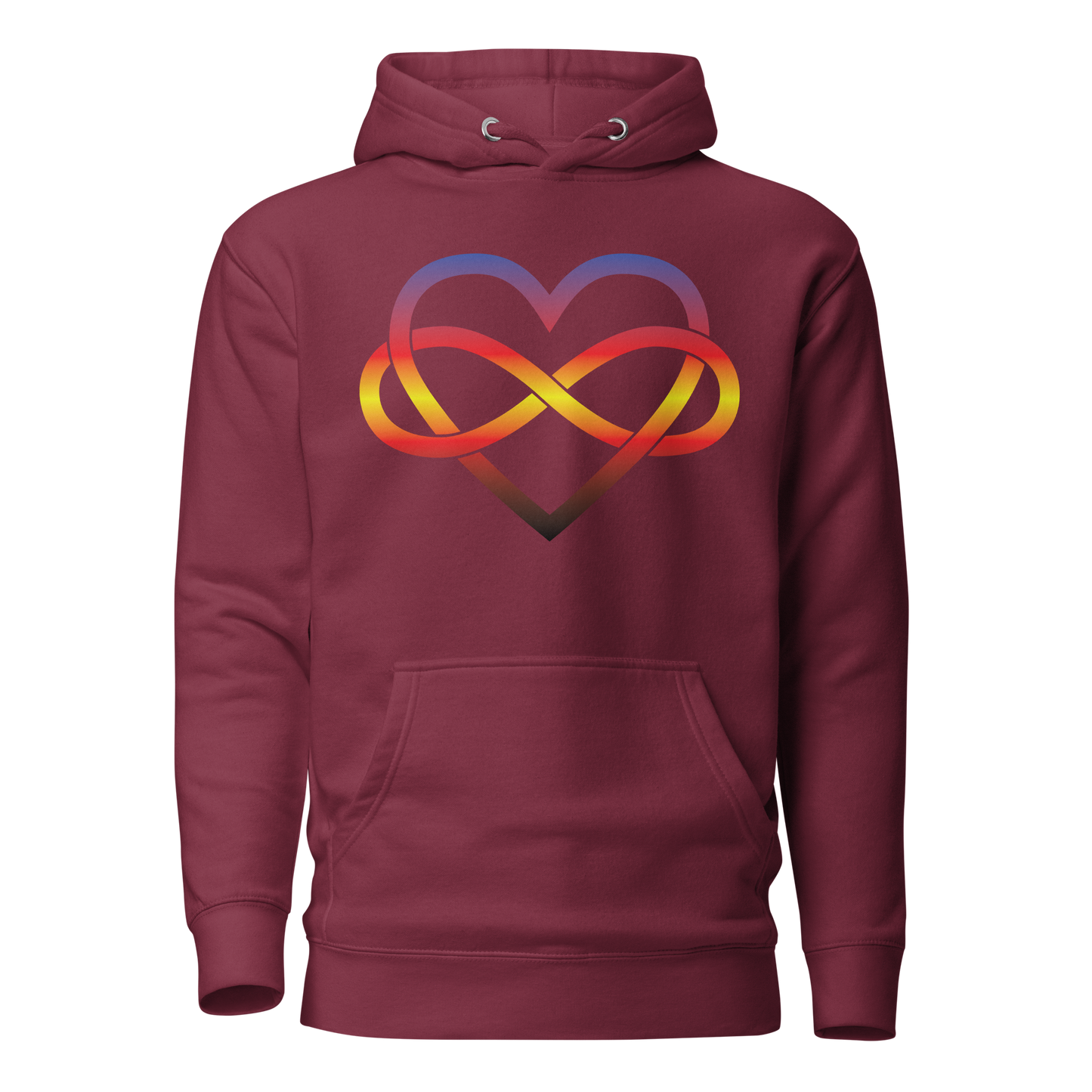 Polyamory Infinity Heart - Polyamory Unisex Hoodie