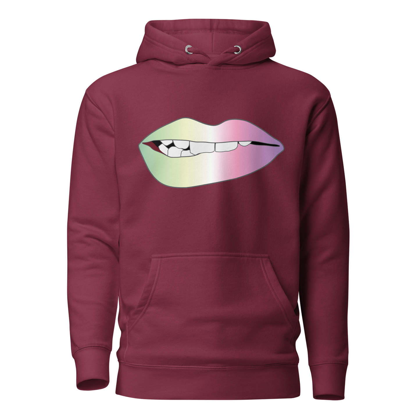 Biting Lips - Genderfae Pride - Gradient Unisex Hoodie