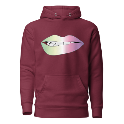 Biting Lips - Genderfae Pride - Gradient Unisex Hoodie