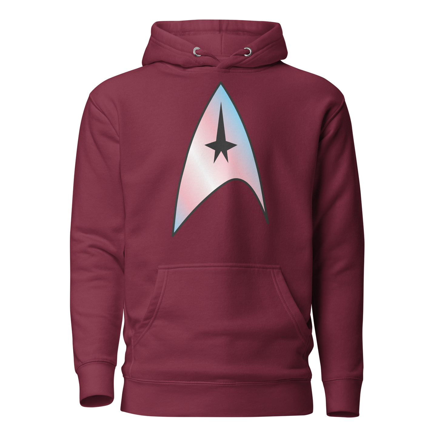 Starfleet Insignia - Trans Pride Unisex Hoodie