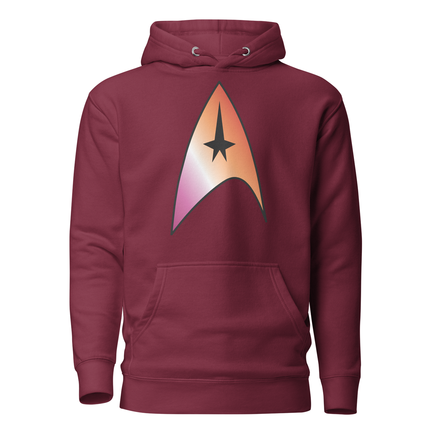 Starfleet Insignia - Lesbian Pride Unisex Hoodie