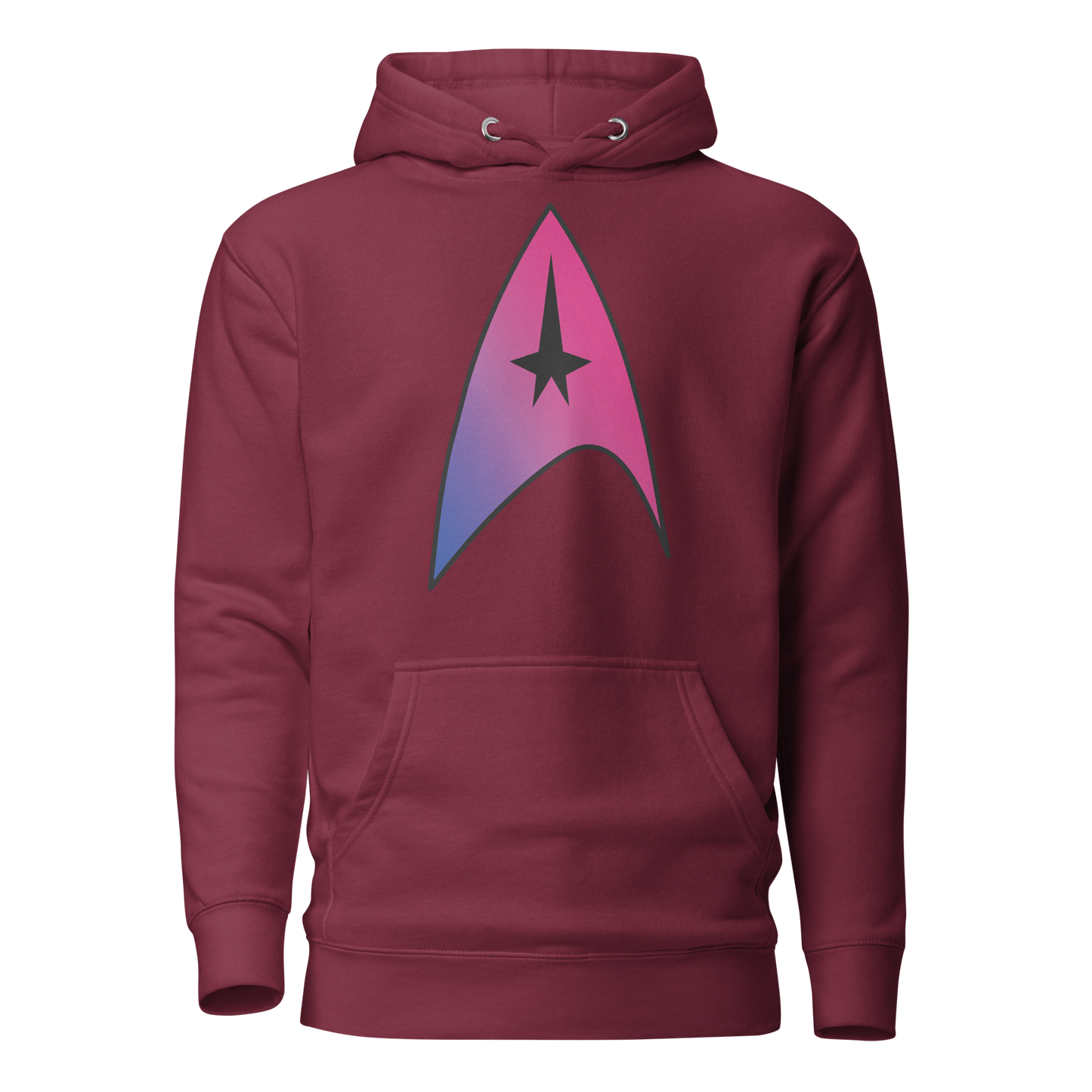 Starfleet Insignia - Bisexual Pride Unisex Hoodie