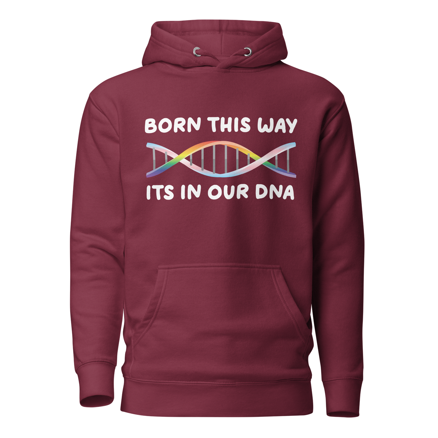 Born This Way - Rainbow/Trans Unisex Hoodie