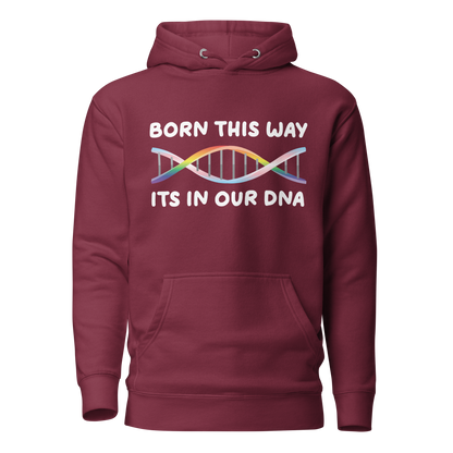 Born This Way - Rainbow/Trans Unisex Hoodie