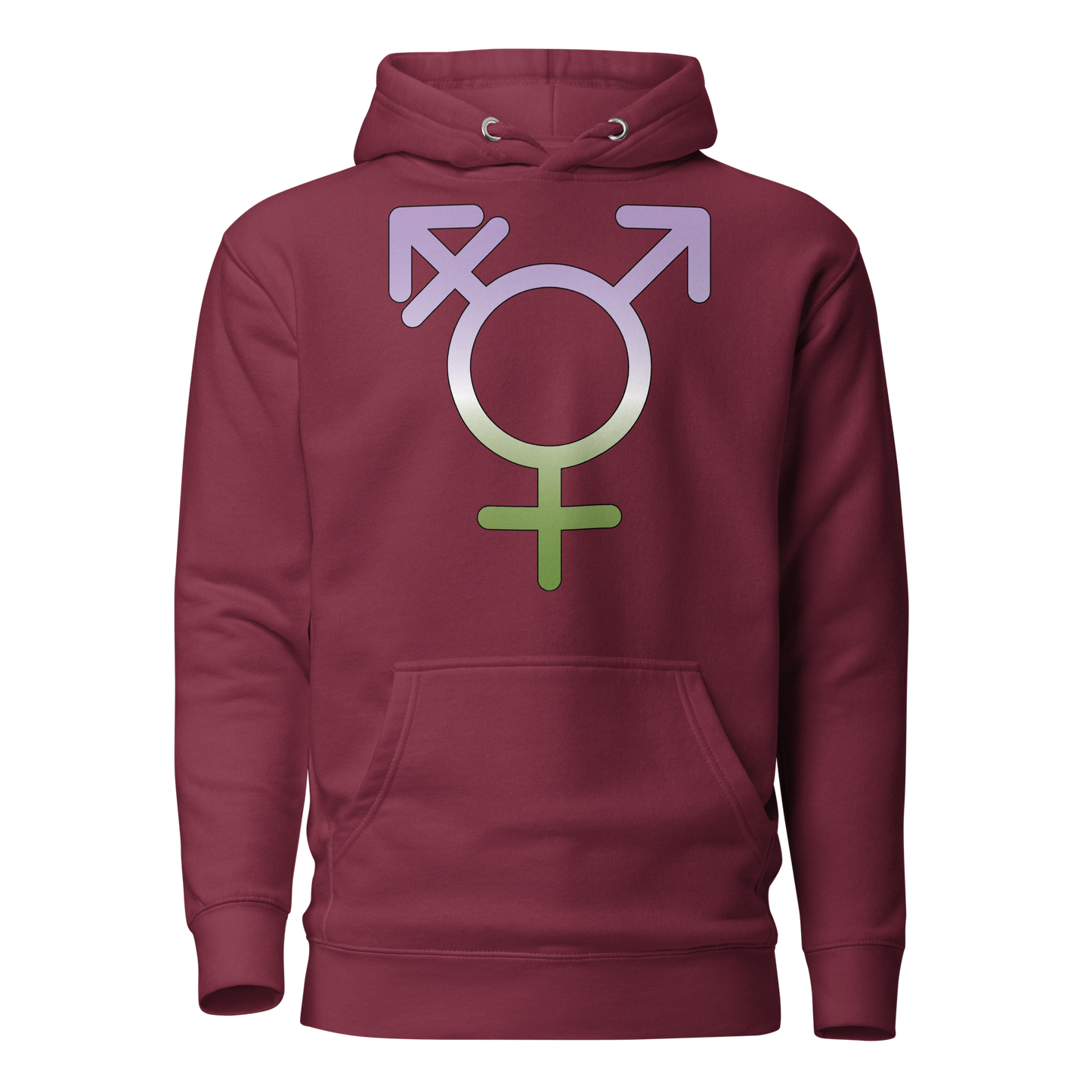 Transgender Symbol - Genderqueer Pride Unisex Hoodie