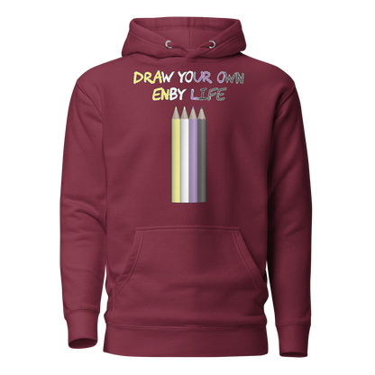 Draw Your Own Enby Life Unisex Hoodie