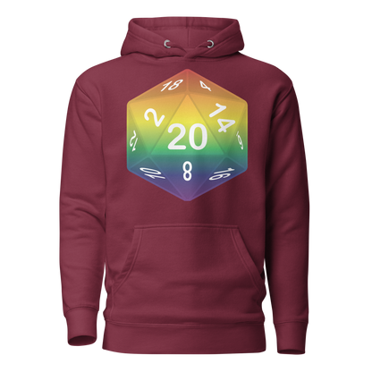 Pride Dice - Rainbow Unisex Hoodie