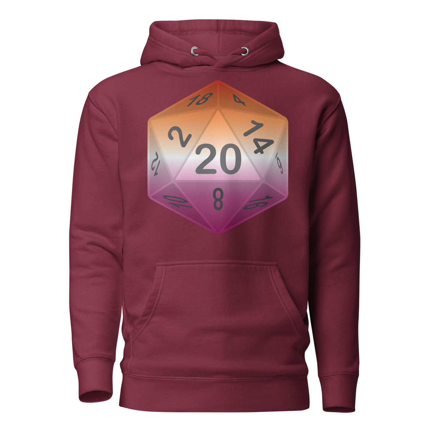 Pride Dice - Lesbian Unisex Hoodie