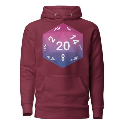 Pride Dice - Bisexual Unisex Hoodie