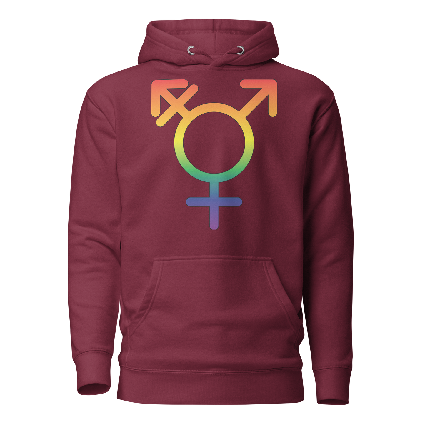 Transgender Symbol - Rainbow Pride Unisex Hoodie