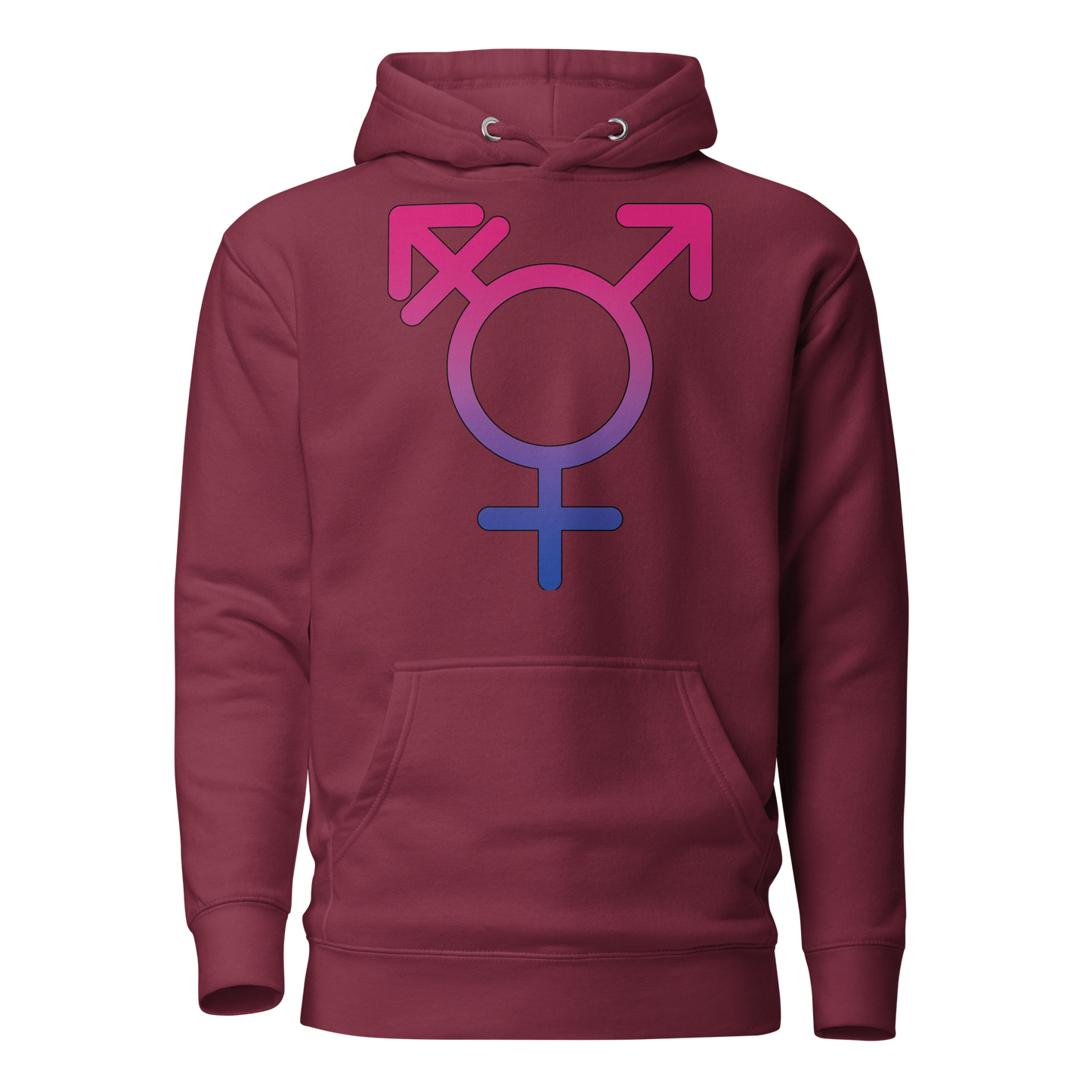 Transgender Symbol - Bisexual Pride Unisex Hoodie