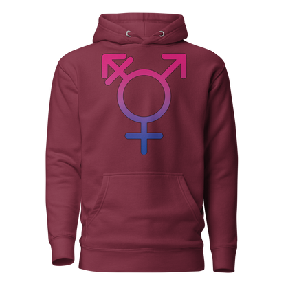 Transgender Symbol - Bisexual Pride Unisex Hoodie