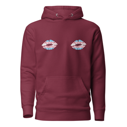 Trans Boob Kisses Unisex Hoodie