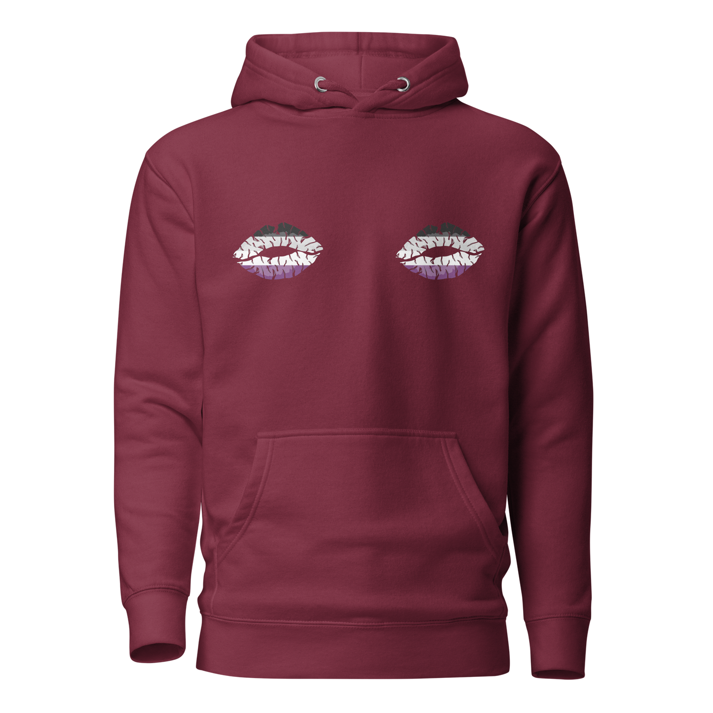 Ace Boob Kisses Unisex Hoodie