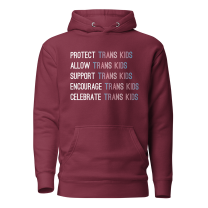 Support Trans Kids Unisex Hoodie