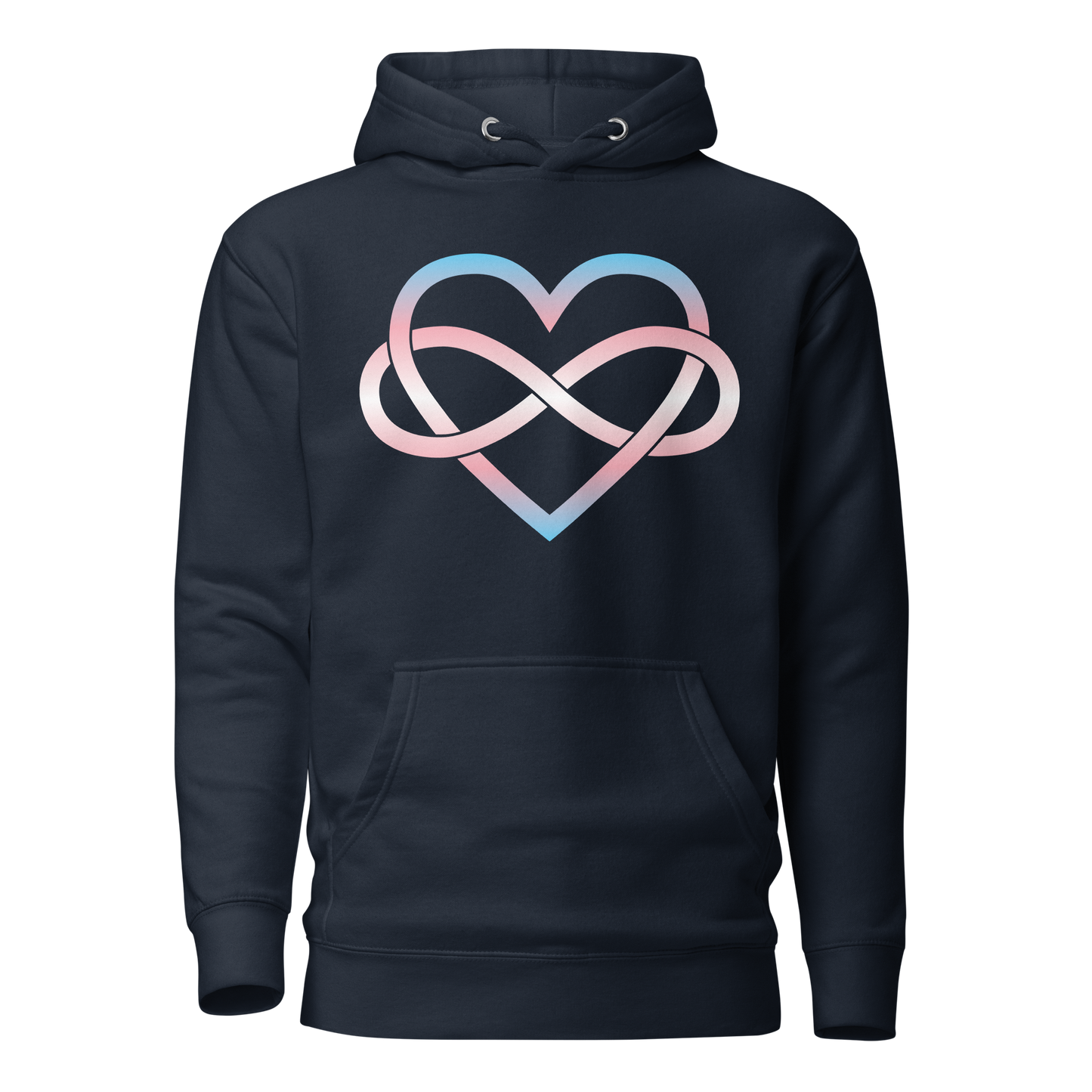 Polyamory Infinity Heart - Trans Unisex Hoodie