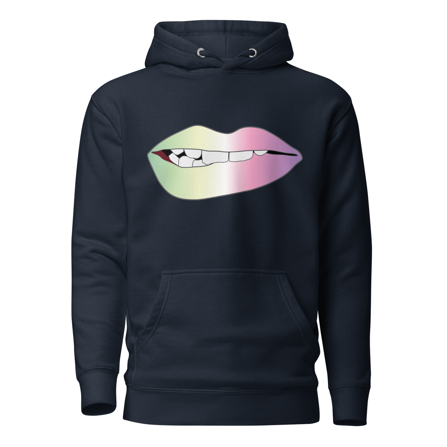 Biting Lips - Genderfae Pride - Gradient Unisex Hoodie