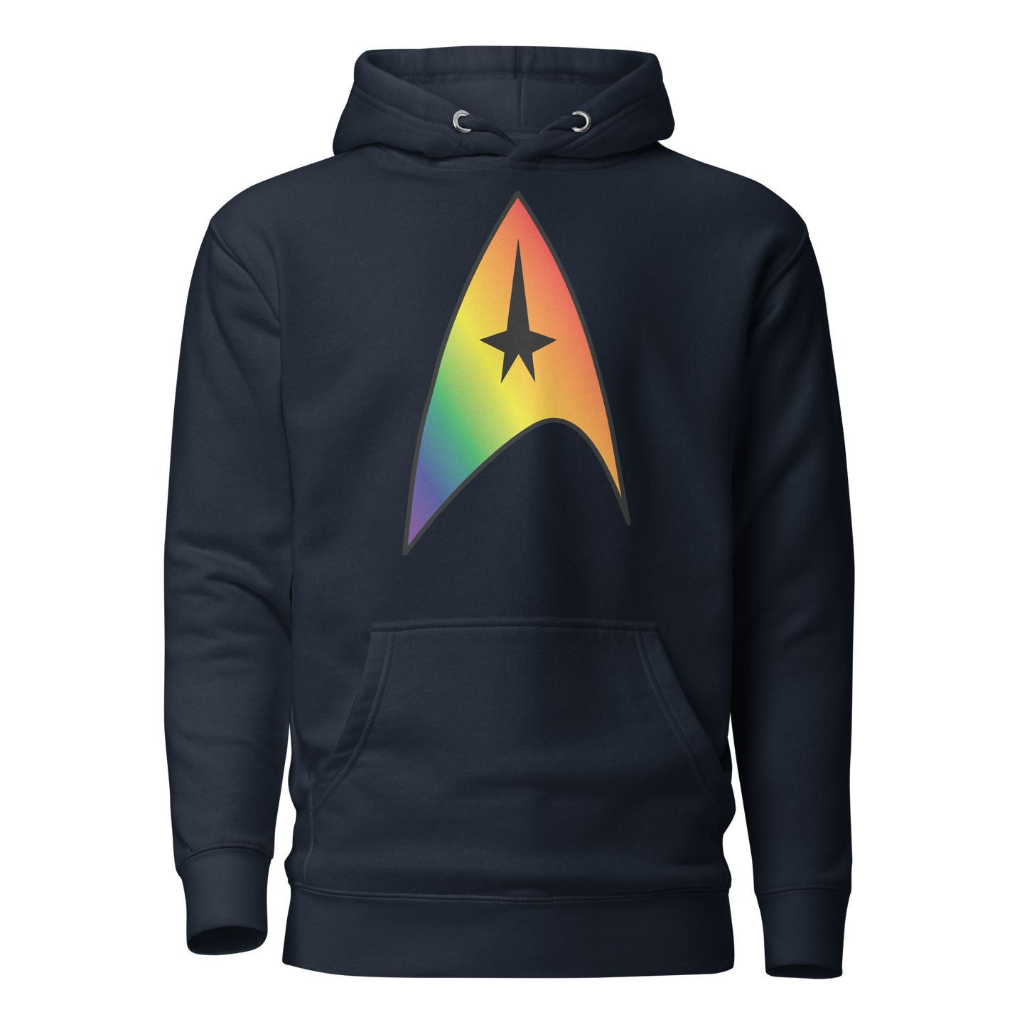 Starfleet Insignia - Rainbow Pride Unisex Hoodie