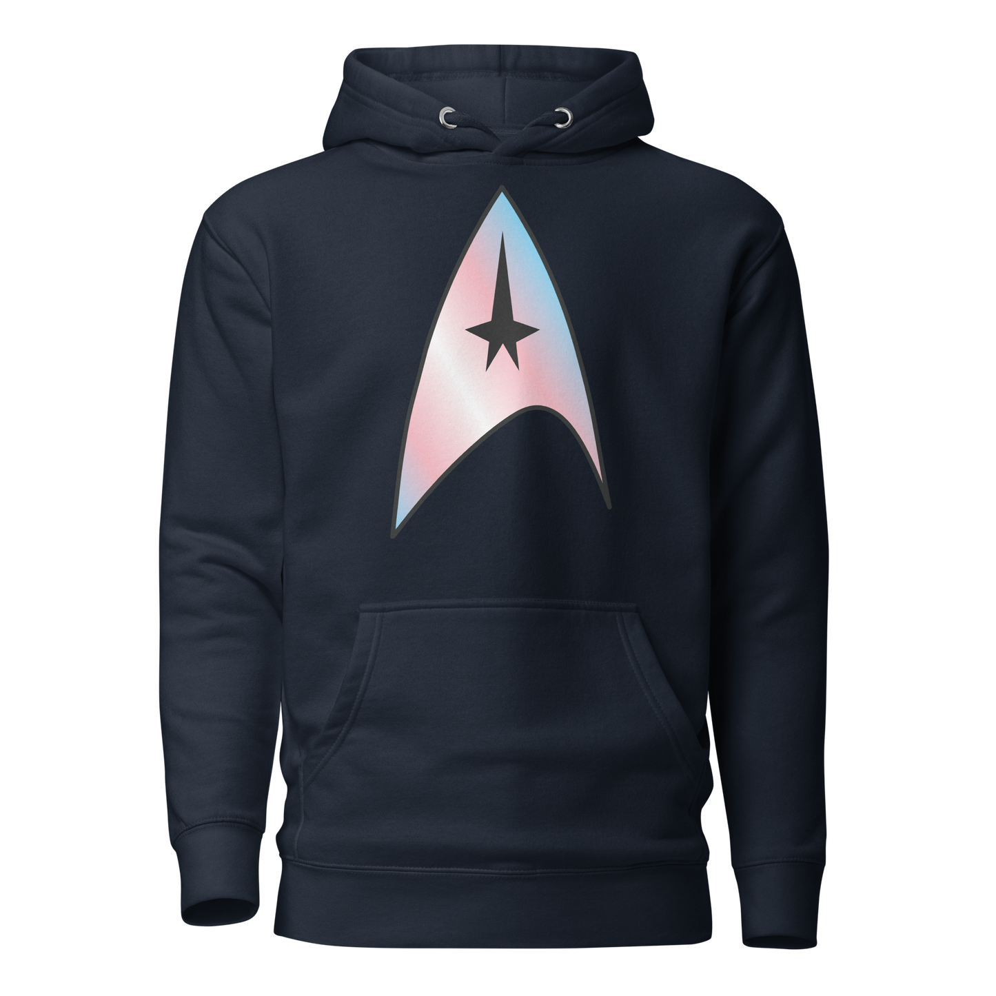 Starfleet Insignia - Trans Pride Unisex Hoodie