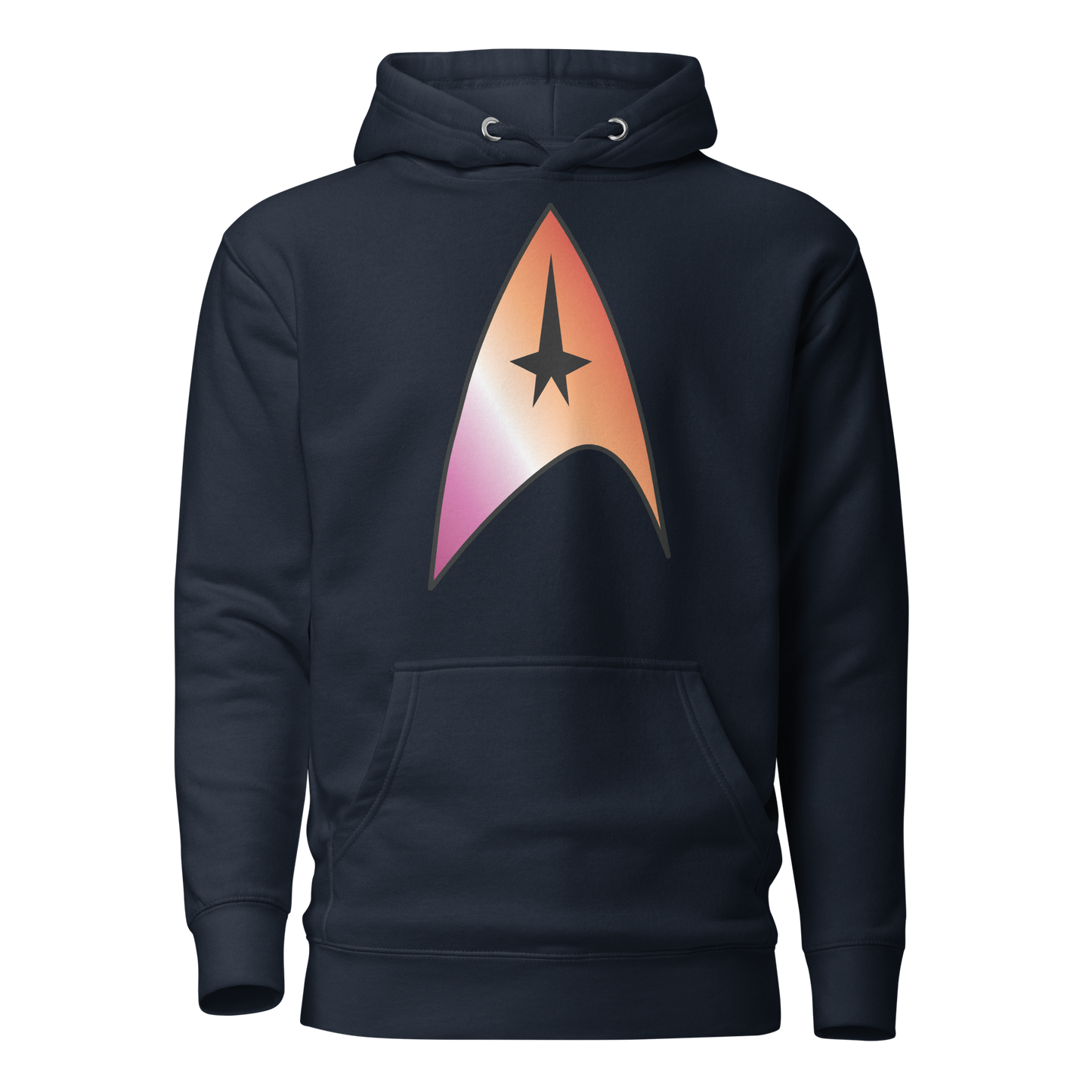 Starfleet Insignia - Lesbian Pride Unisex Hoodie