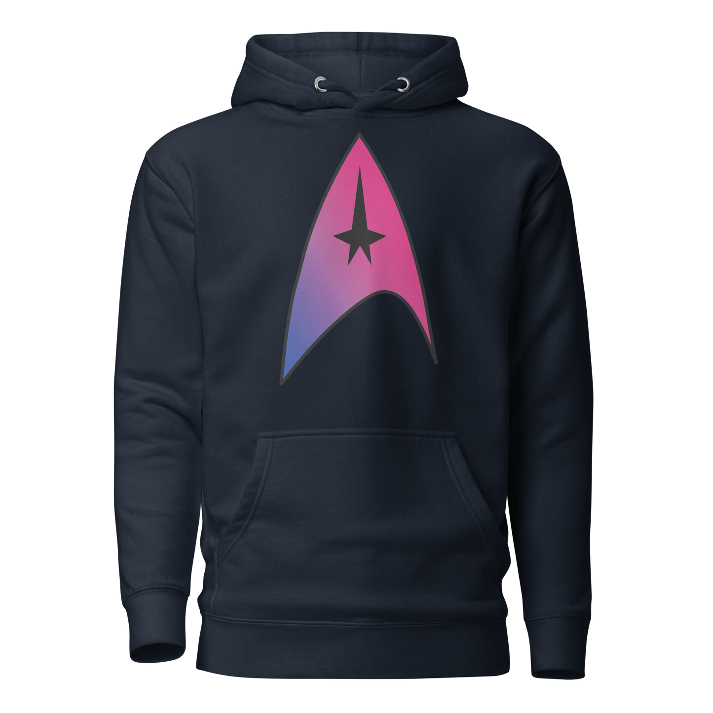 Starfleet Insignia - Bisexual Pride Unisex Hoodie