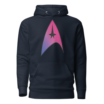 Starfleet Insignia - Bisexual Pride Unisex Hoodie