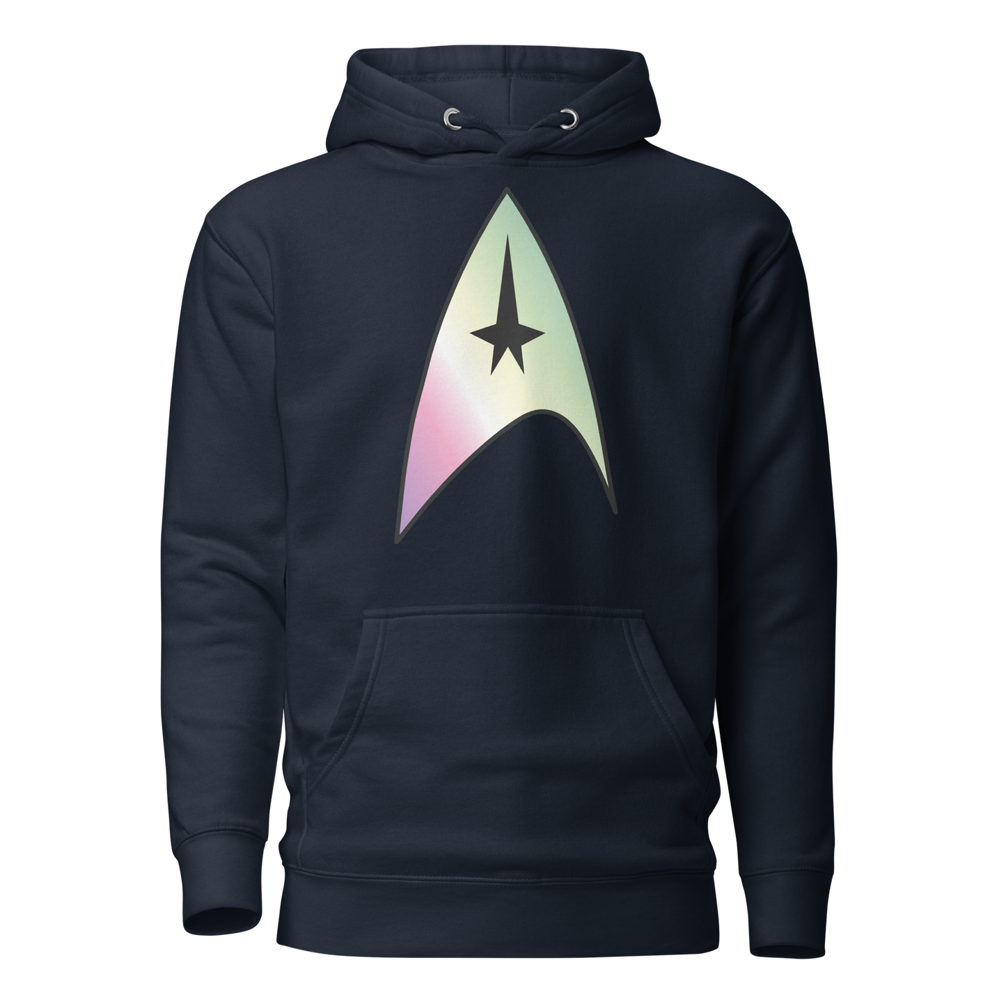 Starfleet Insignia - Genderfae Pride Unisex Hoodie