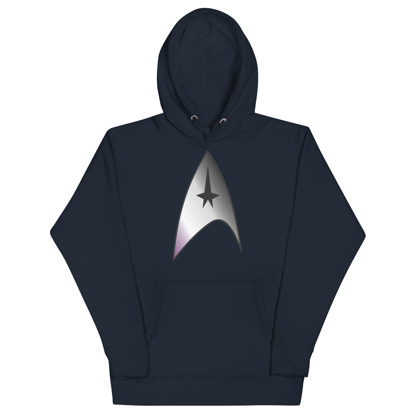 Starfleet Insignia - Asexual/Demisexual Pride Unisex Hoodie